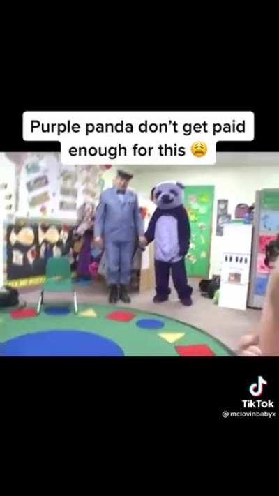 Aww poor Purple Panda