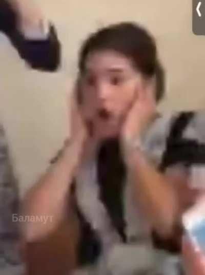 Impressing the girls with a balloon trick