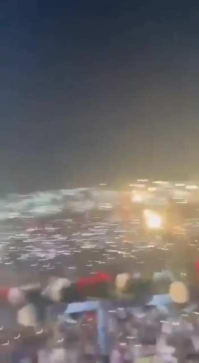 Protest against newly selected corrupt government in pakistan happening now yes those lights are people 13 april 11:30 pm pakistan time