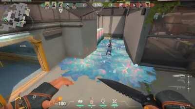 raze double satchel knife kill (twitch.tv/gordonrr)