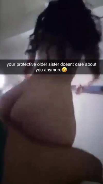 At first, my bbc bully seduced my sister to fuck him for my protection...but now, she let's him hit it every day and he still beats me up