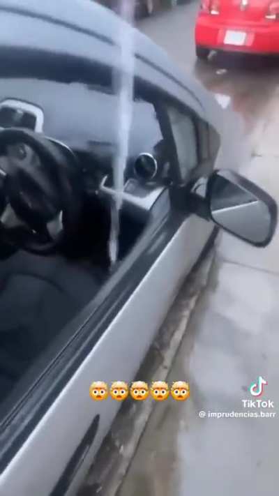 Dammit, you had to leave the window down Jerry