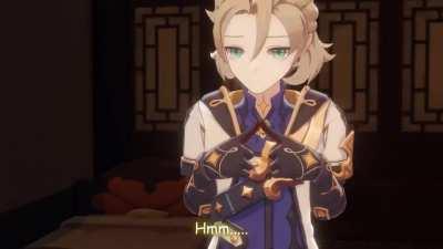 Evil Albedo be like: I don't draw R34. ;