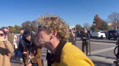 Democrat Rep. Houlahan just interrupted Speaker Johnson’s press conference, shouting that he has an obligation to call Chuck Schumer and Hakeem Jeffries to dicuss the shutdown