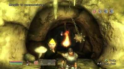 the sound of it hitting his helmet did me in