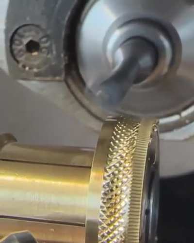 Making budget wedding bands on a lathe