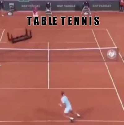 What we do when we play lawn tennis