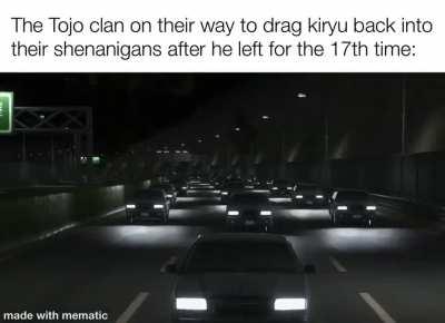 He’s left the yakuza life and is a normal citizen now I swear