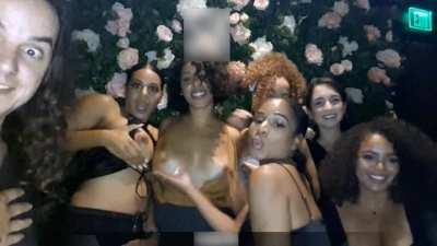 Playing with her friends tit, plus another friend flashing [7/12/22]