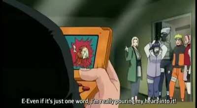 Hinata calling Naruto in various reactions