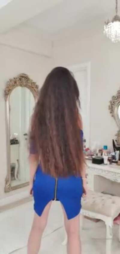 Jesus Fucking Christ Popping out of a Blue Dress