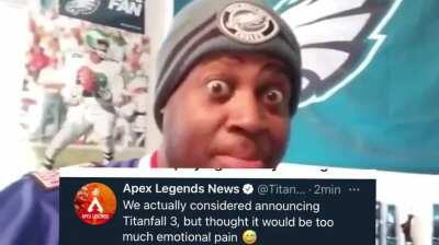 I know it April fools but respawn I’m not happy 😃😡