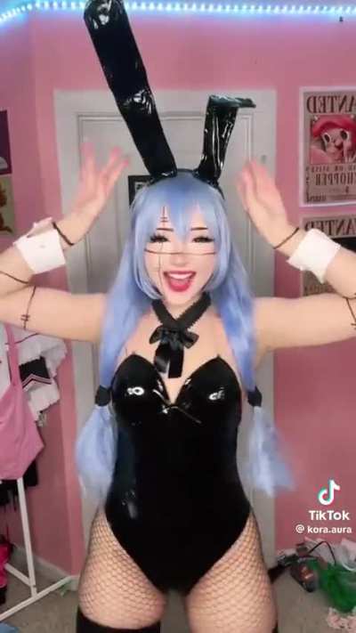 Wish she wore more bunny suits!