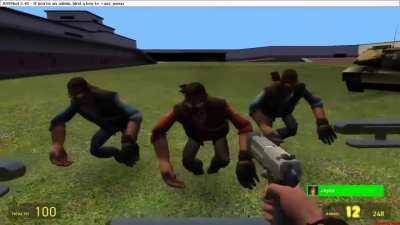 Gmod on the kinect