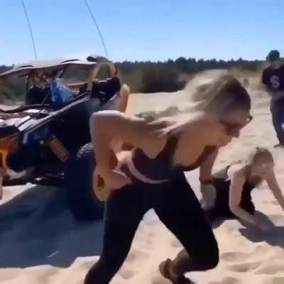 WCGW trying to do a flip?