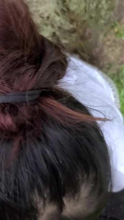 Met my friend at the park today