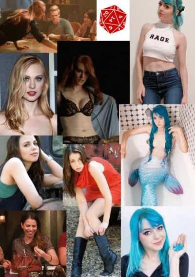 Dungeons & Dragons girls (Deborah Ann Woll, Laura Bailey, Ginny Di)