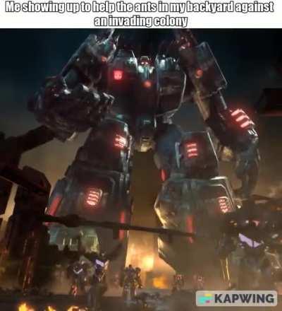 Metroplex heeds the call of the last Ant Queen