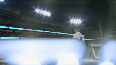 [Highlight] [Highlight] Mookie Betts lays out to keep Emmet Sheehans no hitter alive through 6