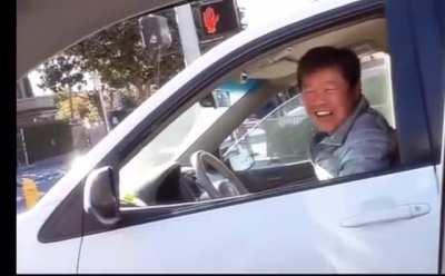 The man shoots it straight