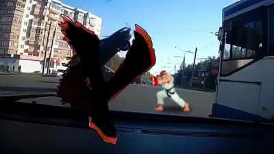 Ryu vs car Streetfighter