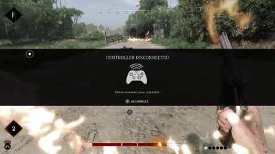 I was messing around as the only player and my batteries died