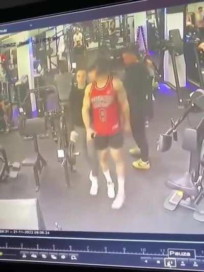 That's how two short-tempered guys greet each other.