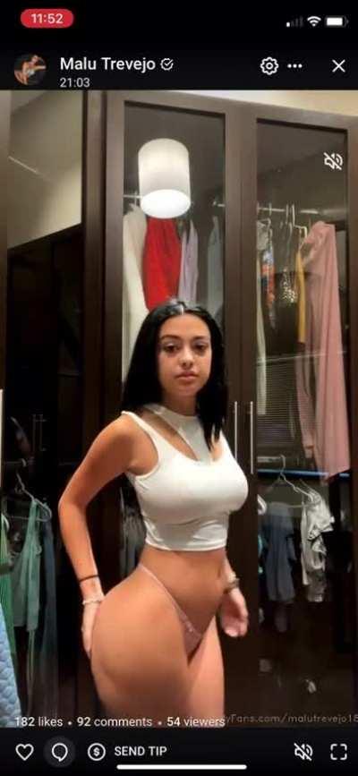 Malu Trevejo old live