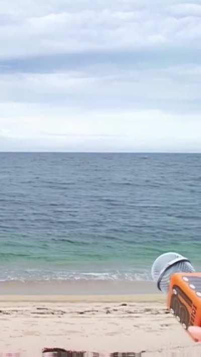 Disfrutemos unos segundos de el ruido del mar