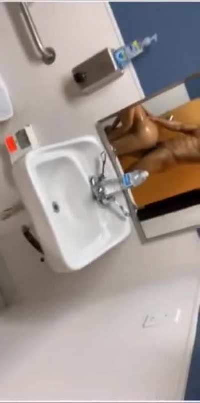 Anal in bathroom
