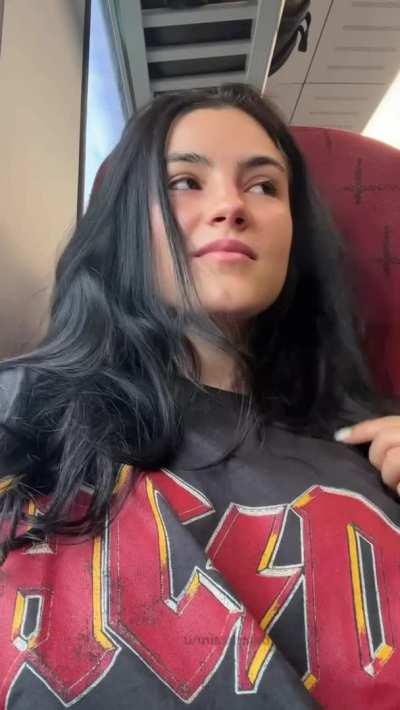 When I am in a public place I like to take risks😁