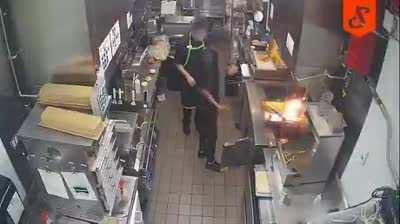 WCGW if I pour water into burning oil?