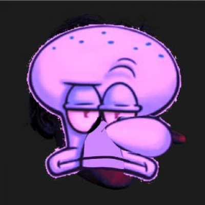 Squidward sings about two trucks.