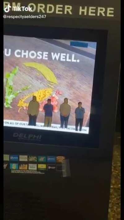 Weezer graffiti at the taco bell drive thru