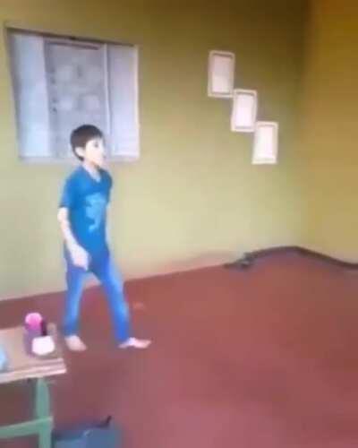 Off the Wall Drop kick