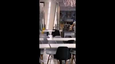 Massive flooding last night in Lisbon, Portugal