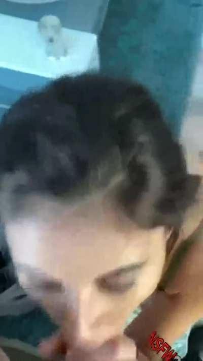 Babe is in love with that dick!