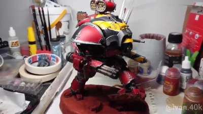 For the glory of the Omnissiah! Machine spirit lives again!