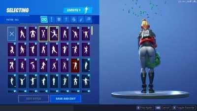 Fortnite ass cheering us on