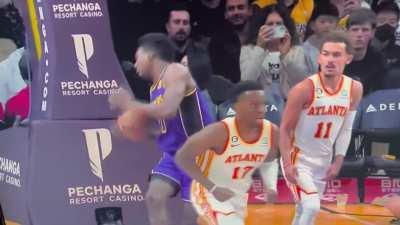 [Highlight] There is a police presence called at crypto.com after Trae Young isnt called for a flagrant foul against Thomas Bryant