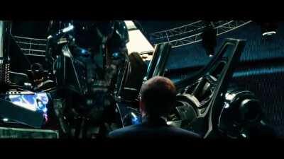 Optimus Prime asks about Obama's last name