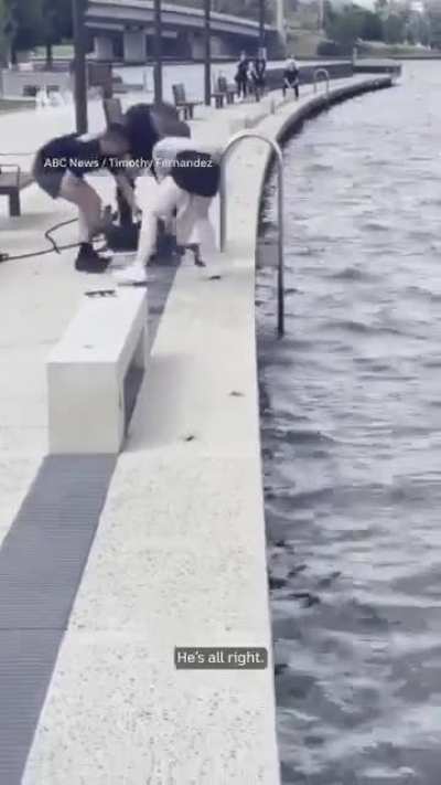 Roo Rescue from Lake