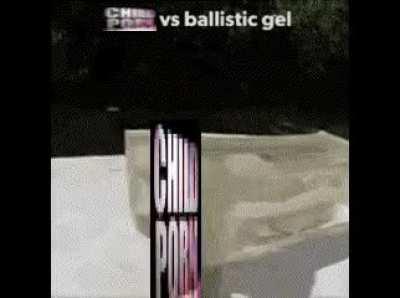 text vs ballistic gel