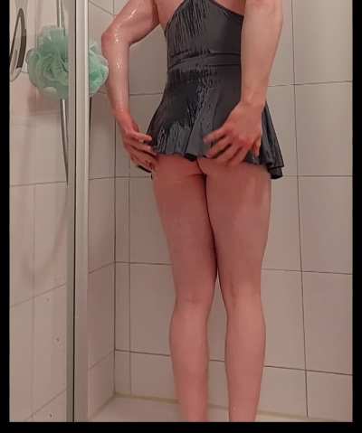 Fuck me if I'm wrong, but you're supposed to shower clothed