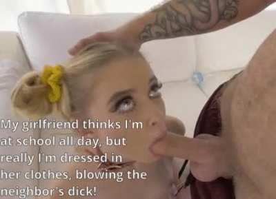 Need a gf that’s ok with me dressing up and sucking cock