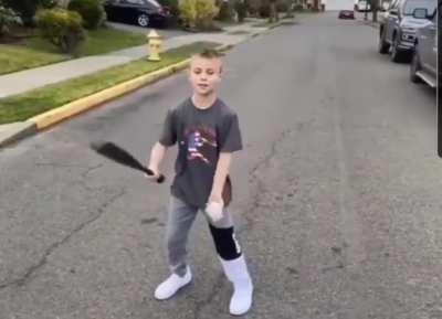 Baseball trick shot!