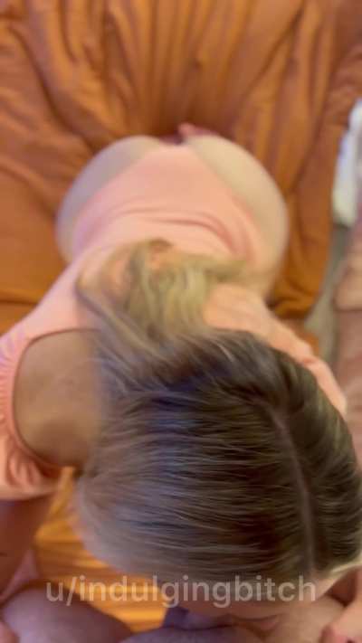 Can’t get enough of his cock down my throat