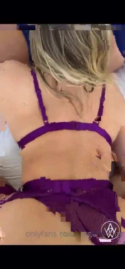 Mia Malkova takes a pounding while Angela White teases