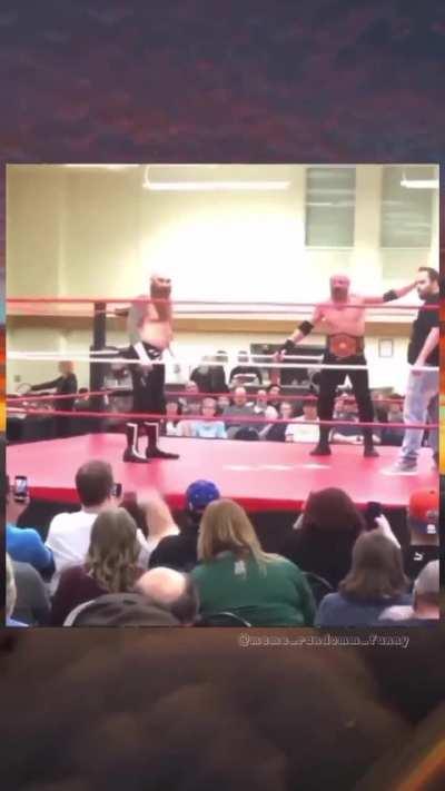 Bro knocked himself out