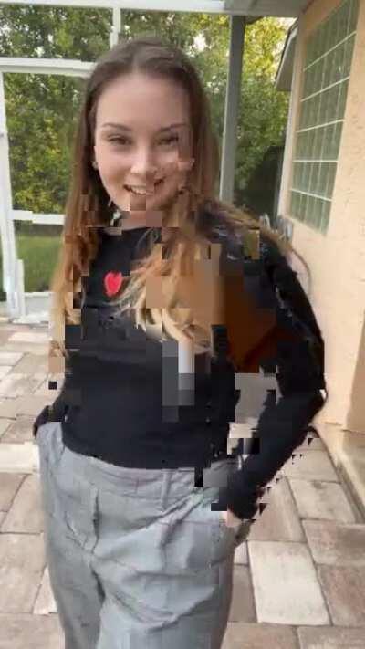 ASMR Darling showing off her pokies